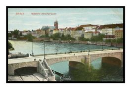 BASEL - 1920 "Mittlere Rheinbrücke"