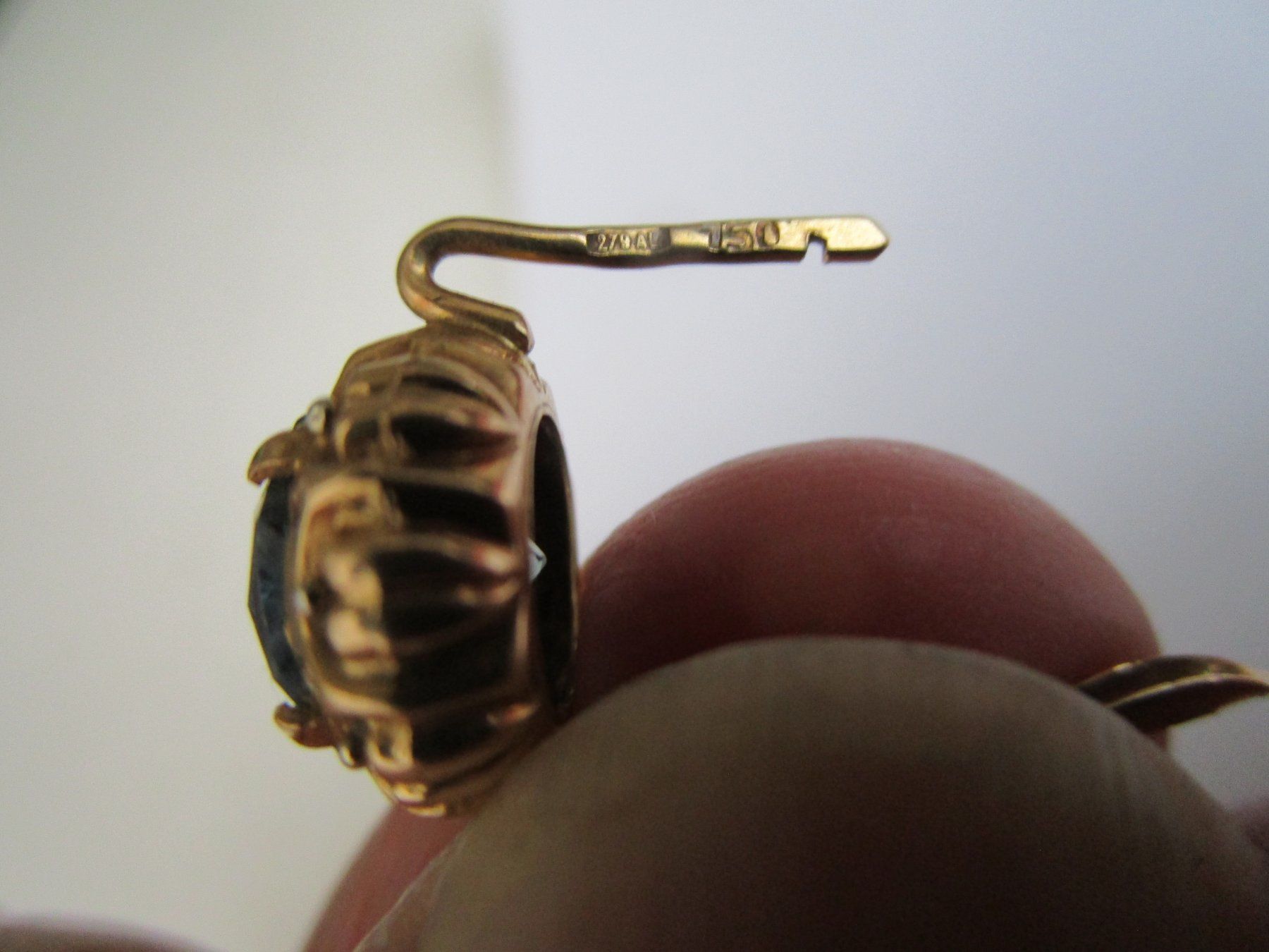 Ohrringe & -stecker: Ein Ohrring mit Stein  Gold 750 – Gebraucht aus Heimberg von Lupo57 4