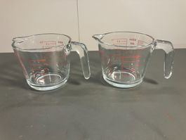 2St. Microwellen geeignete Glas-Messbecher 500ml ab 1.-