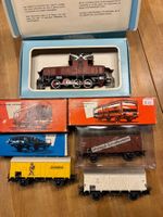 Märklin Lok mit 6 Güterwagen