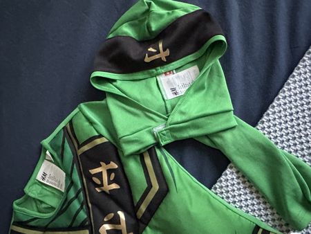 Kids Costume H&M Green Ninja Size 110/116 4-6 Years