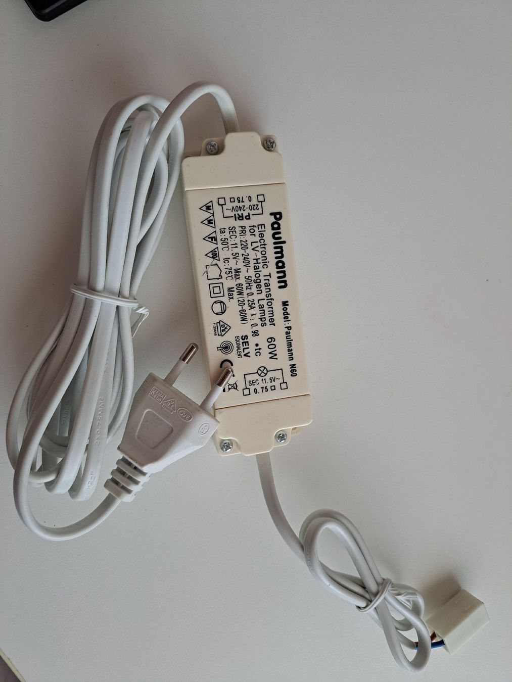 Paulmann Interruttori: Paulmann Transformator N60 60W – Nuovo (secondo la descrizione) da Zwingen venduto da hezspez