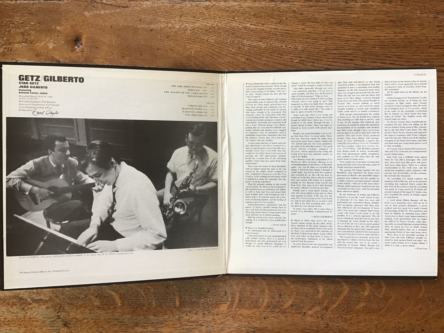 Dischi in vinile: LP Stan Getz/Joao Gilberto – Usato da Fully venduto da Ruby97 1