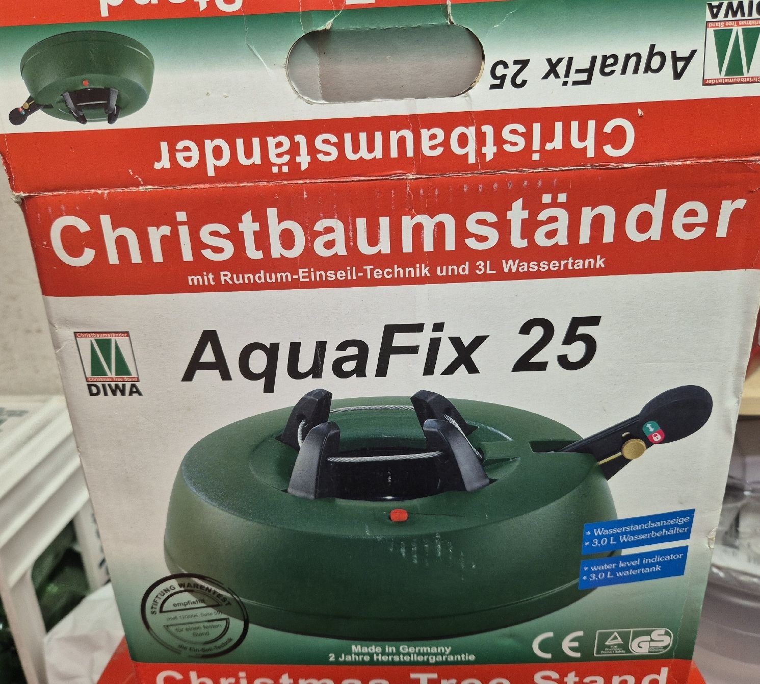Christbaumständer: Christbaumständer AquaFix 25 mit Seilzug Neu – Gebraucht aus Zweisimmen von Kleindietwil