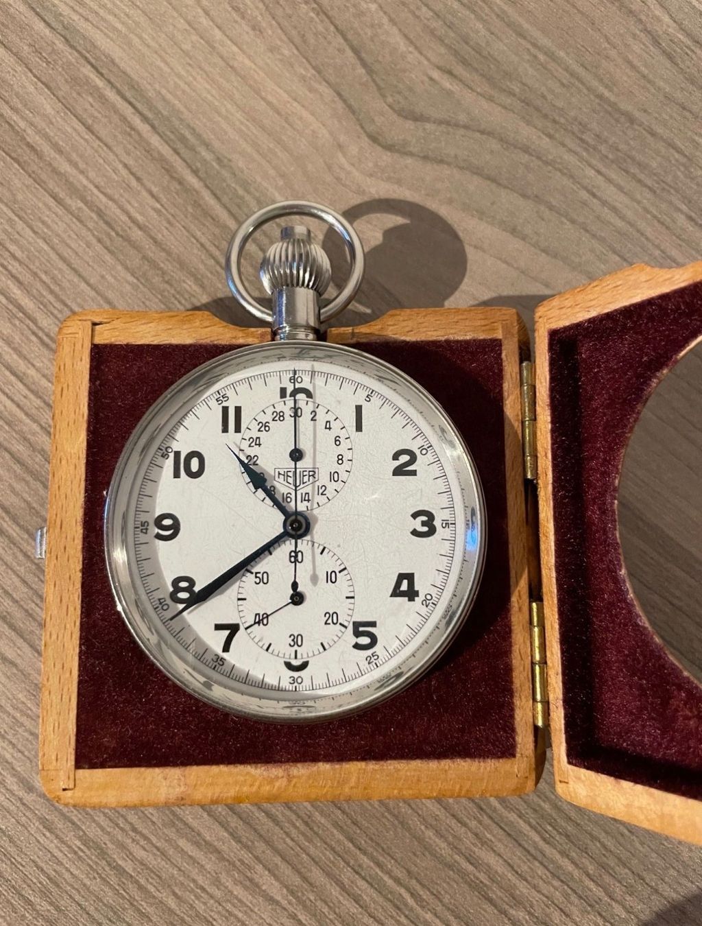 Tag Heuer Orologi: HEUER Taschenuhr mit Chronographen – Usato da Niederhasli venduto da MT660 1