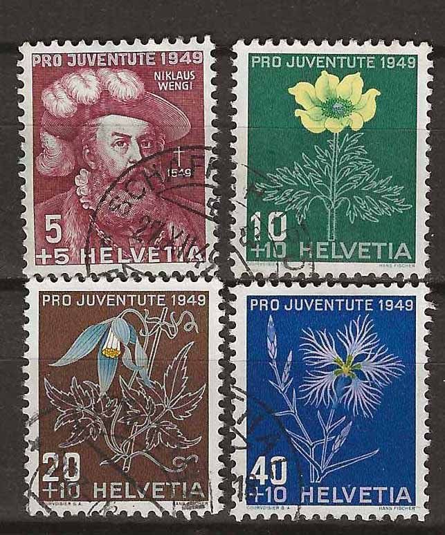Tutti i francobolli: PJ049 - Pro Juventute 1949 obl. – Usato da Trélex venduto da Phil_Albert