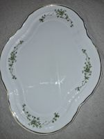 Hollóháza 40cm-Servierplatte, Vintage, Porzellan
