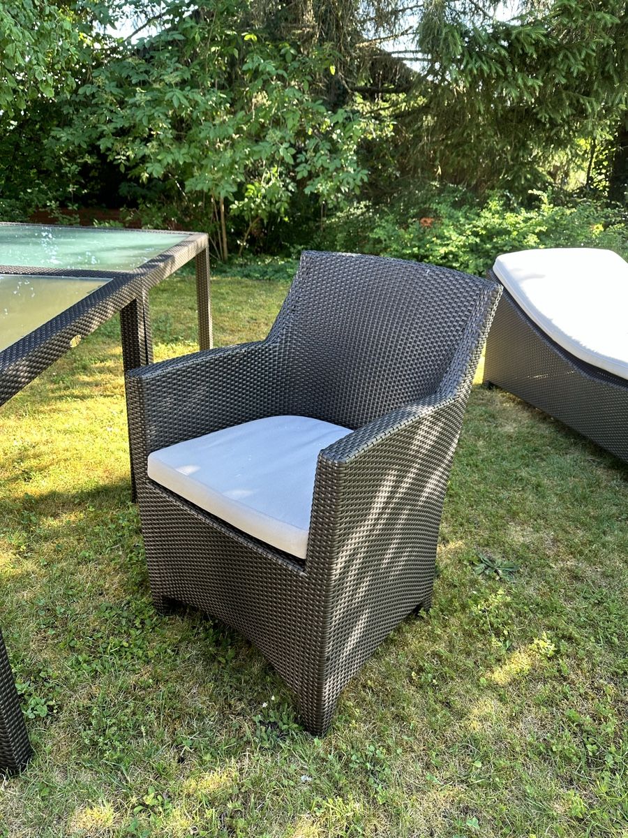 Dedon Set di tavolo e panche: Original Dedon Furniture Set – Usato da Uhwiesen venduto da CelineDior 5
