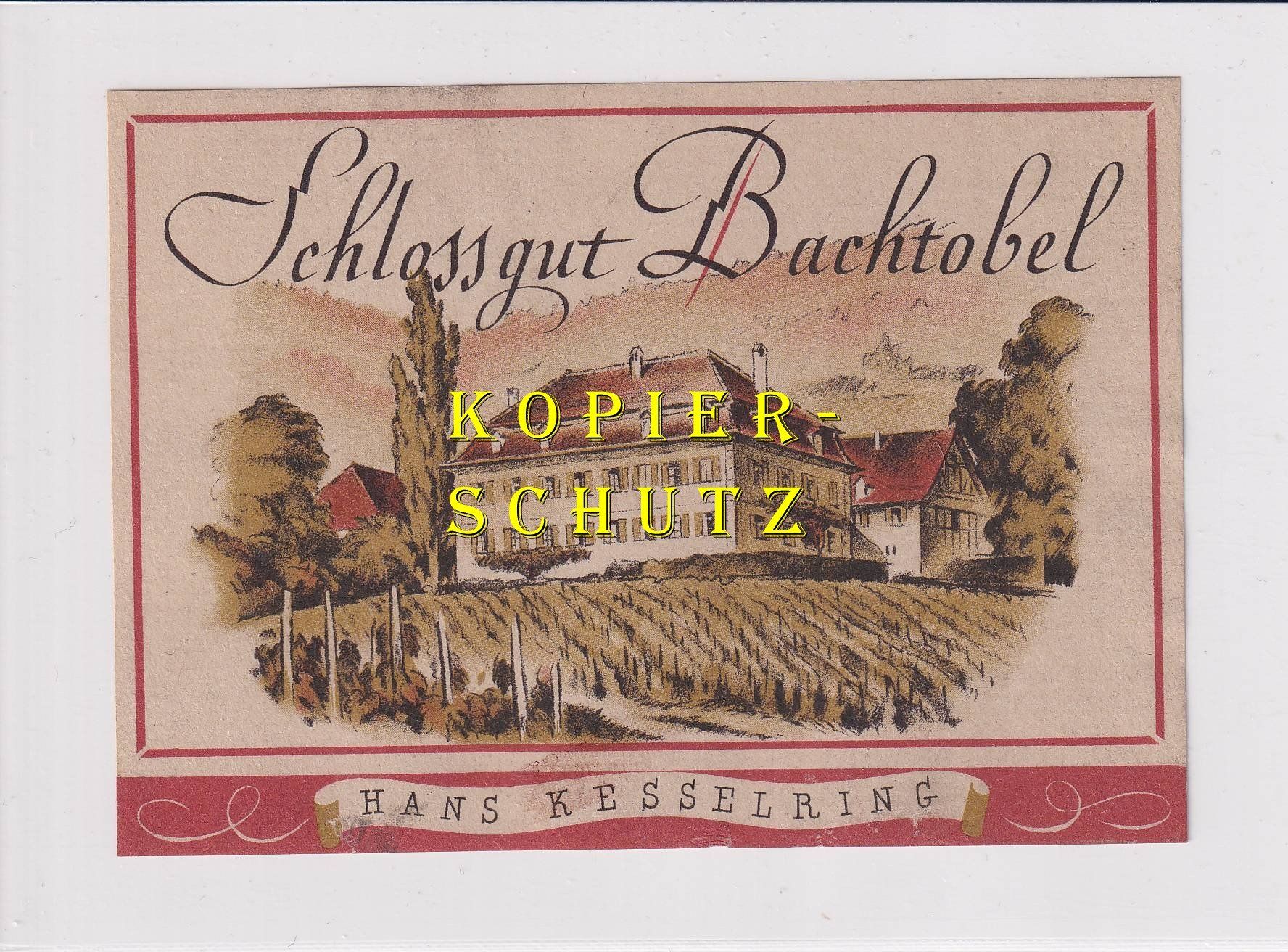 Carta: Etikette - Schlossgut Bachtobel /bd – Usato da Hombrechtikon venduto da Rudolf07