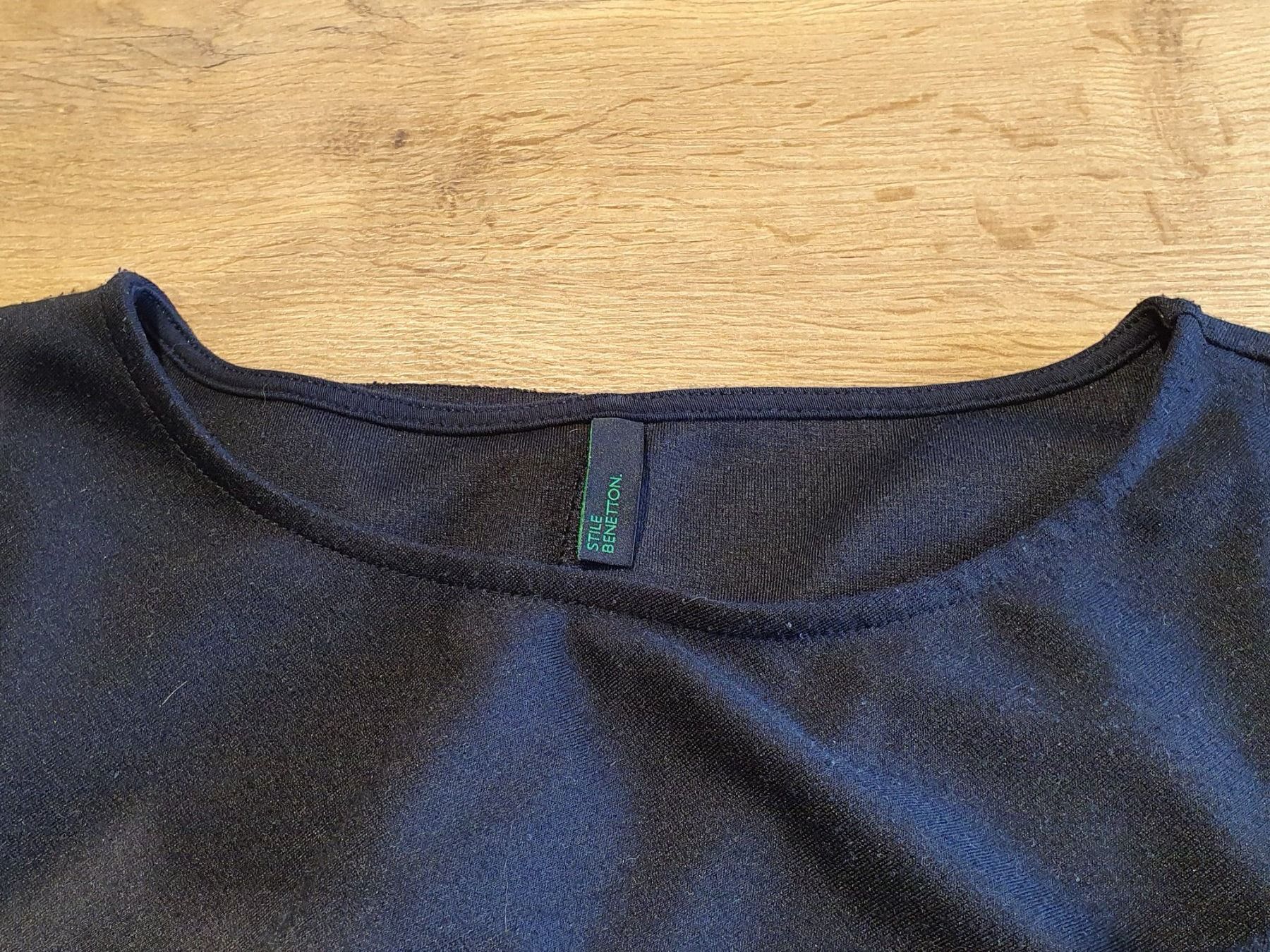 Benetton Robes: Robe / Tunique noire Benetton taille 36 strectch – D'occasion à Bure par elis8 3