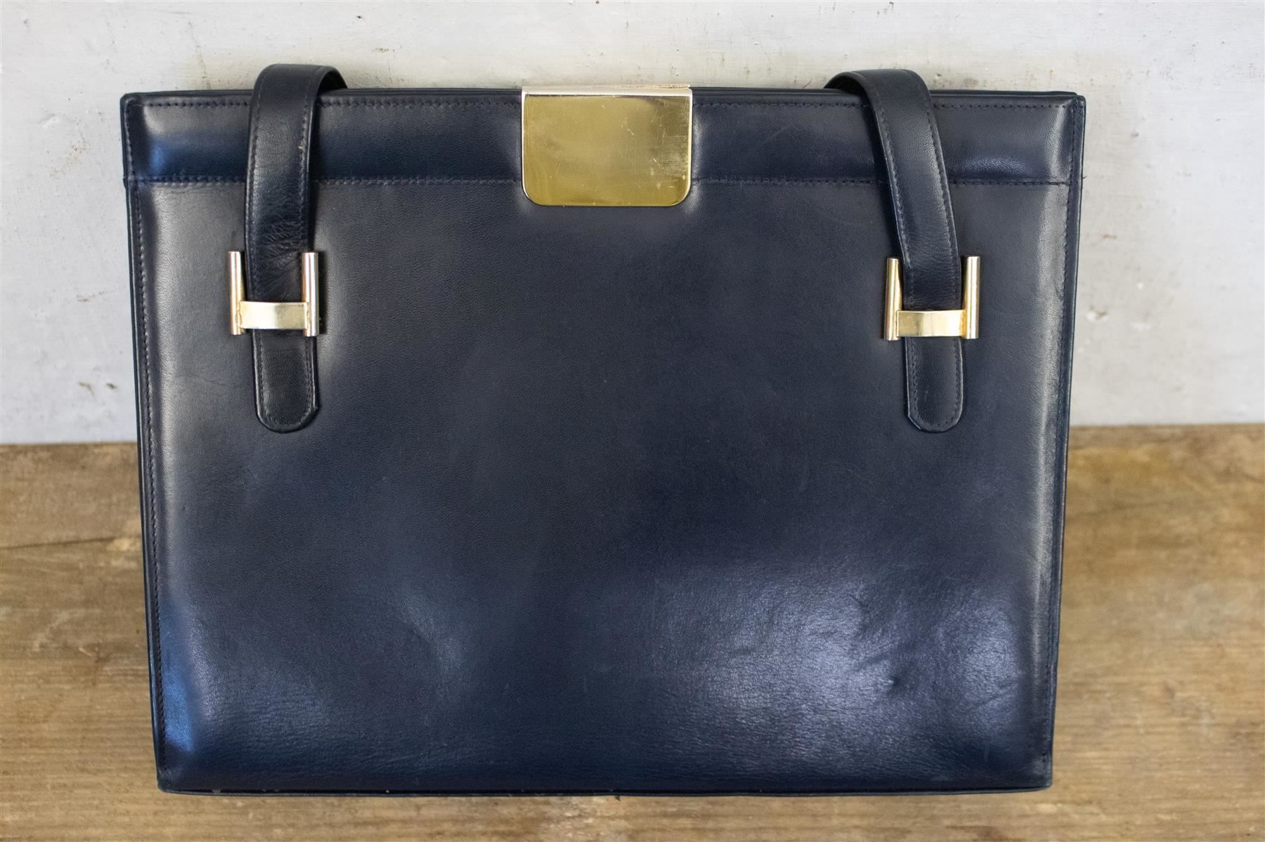 Taschen für Damen: Handtasche petrolblau – Gebraucht aus Zürich von ZuercherBrockenhaus 3