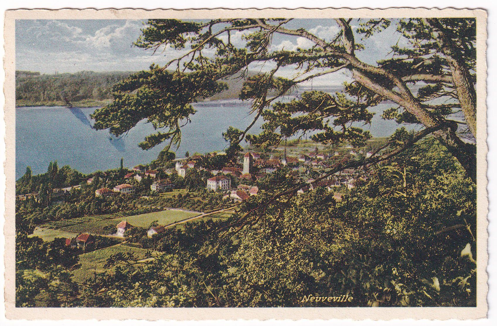 Cartoline postali: Neuveville 1948 – Usato da Cormoret venduto da Pascalll2001