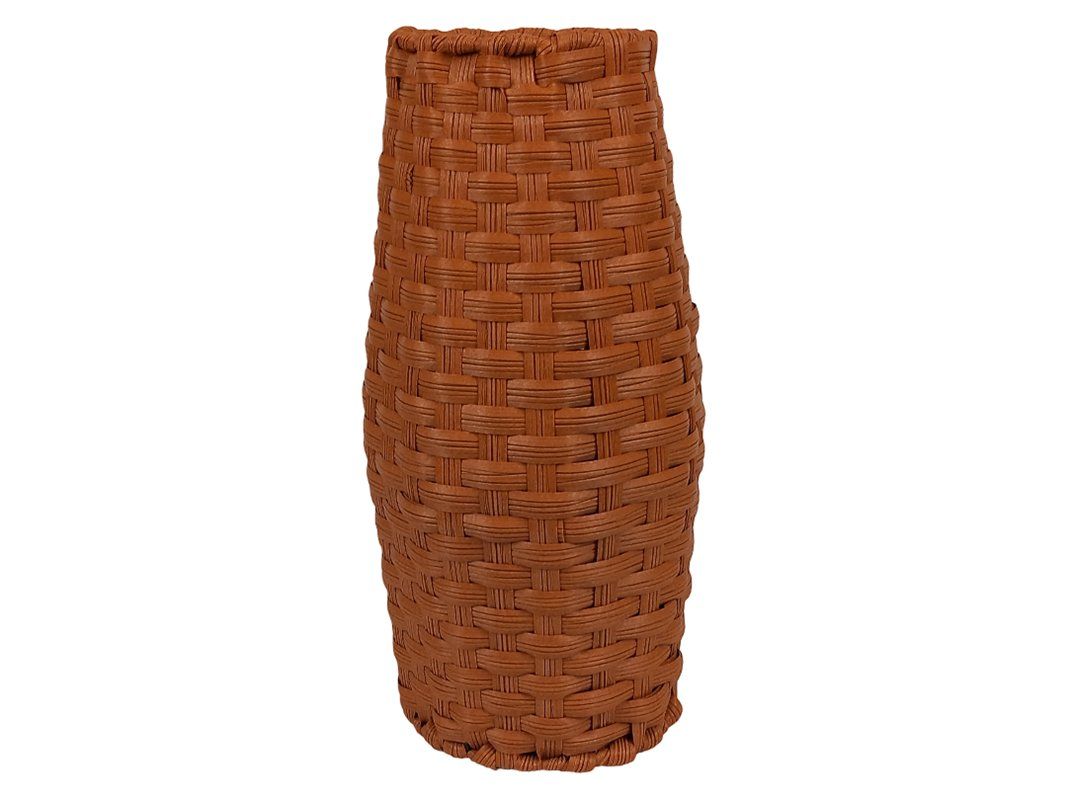 Vasen & Gefässe: Blumenvase in Rattan-Optik – Gebraucht aus Hünenberg von Restwert_Zug 1