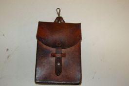 Kartentasche aus Leder von der Sattlerei E. Schütz Bern