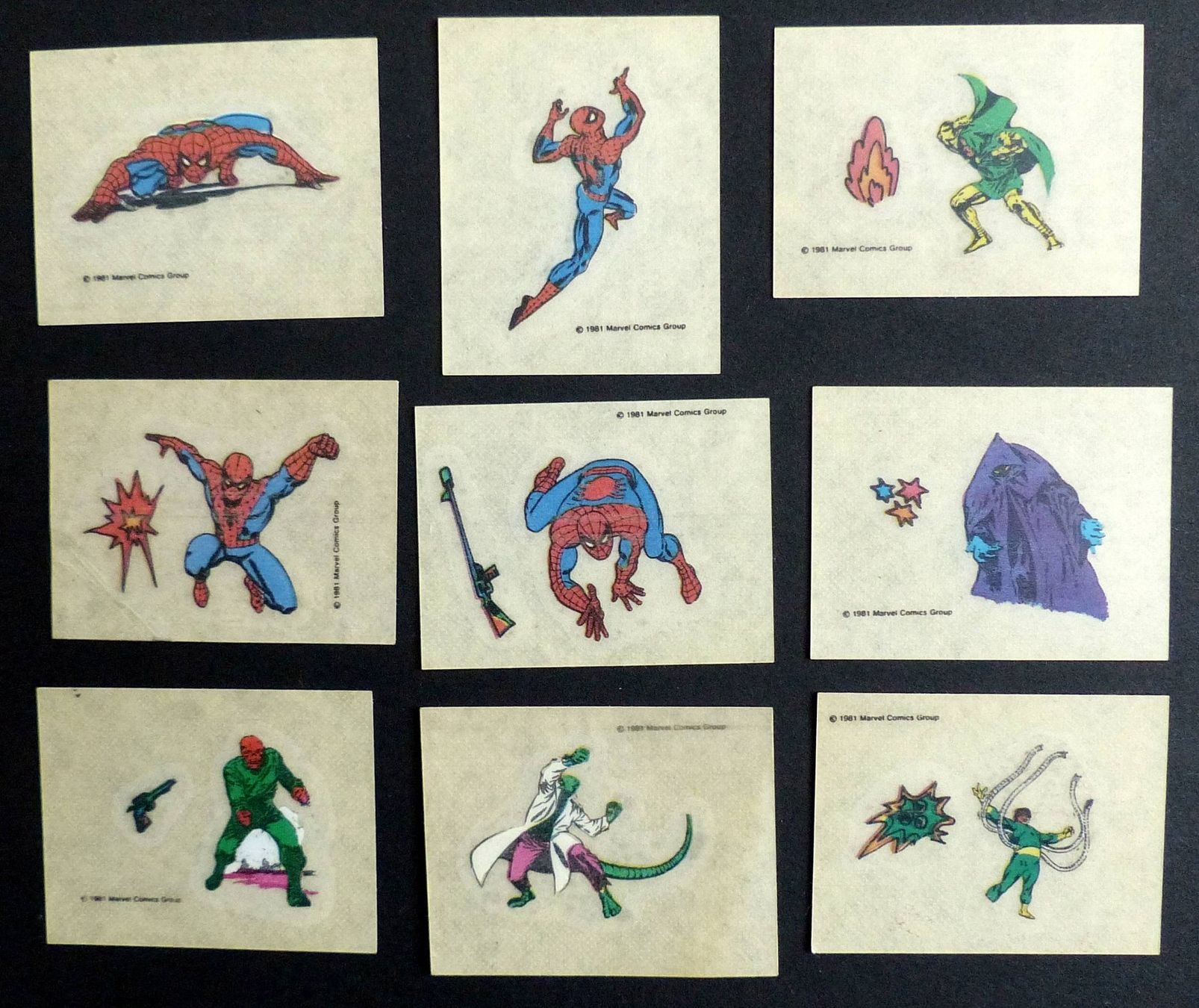 Fumetti: 1981 LOT 9 MARVEL SPIDER-MAN TRANSFERS DR. DOOM OCTOPUS – Usato da Lugano venduto da YouWantUS