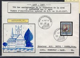 1967 Pro Patria Brief zur 700 Jahr Feier Aarwangen  15987