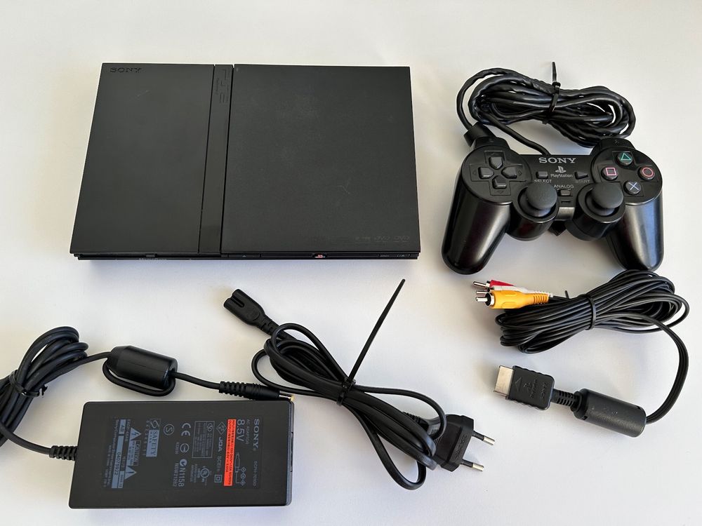 Playstation 2 Konsole Slim Schwarz, PS2 Hardware