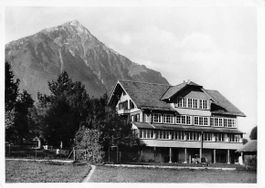 Schöne alte Postkarte Erholungsheim Alpenblick 1955