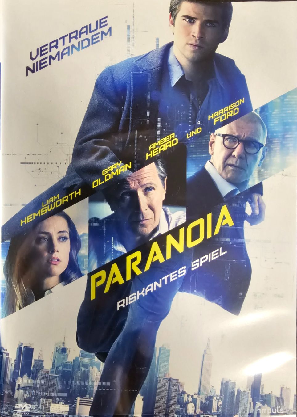 Tutti i DVDs: Paranoia - Riskantes Spiel – Usato da Wahlen b. Laufen venduto da Cg10