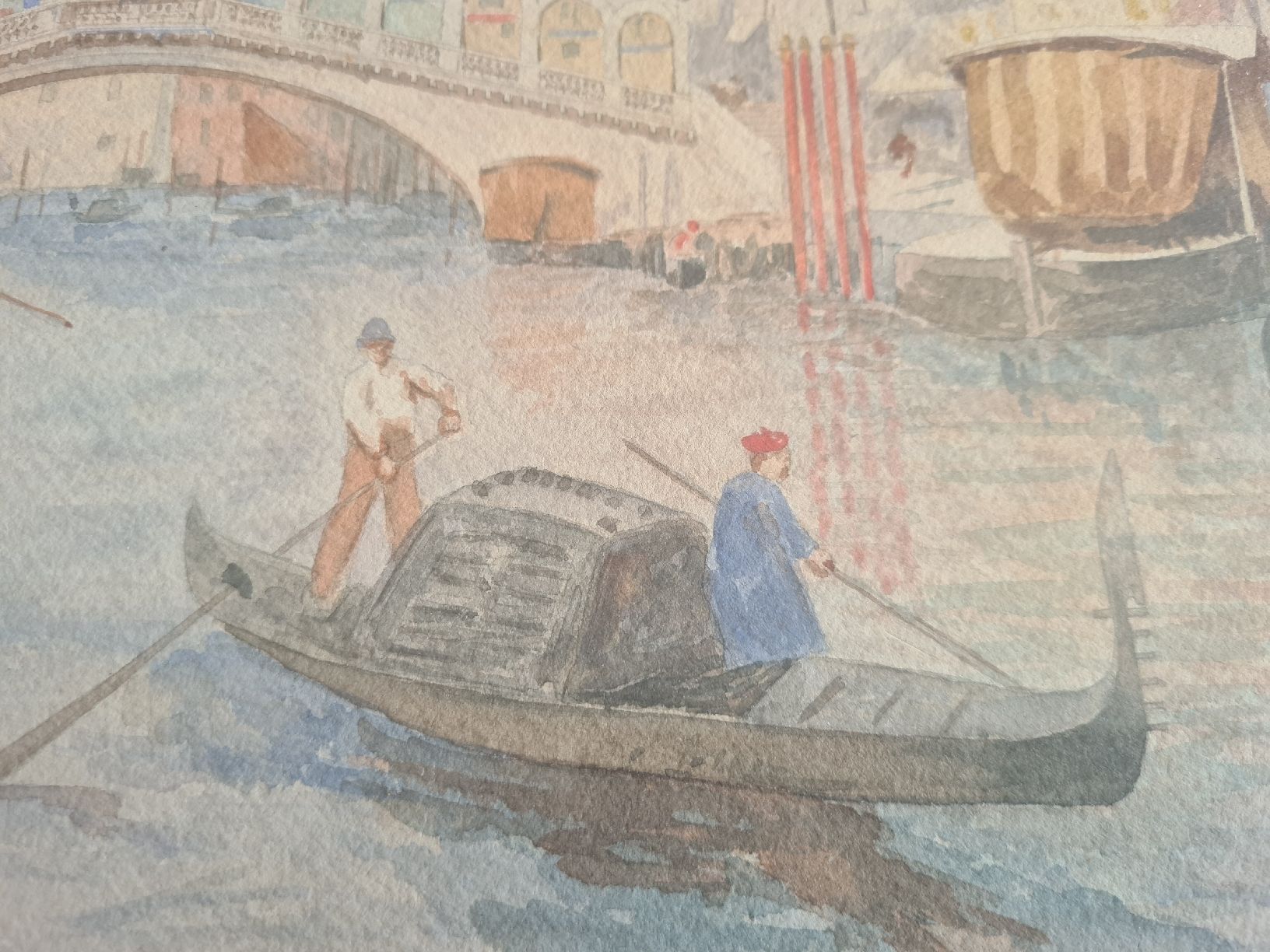 Tableaux: RIALTO - VENEDIG  1901 – D'occasion à Hünibach par sokothu 1