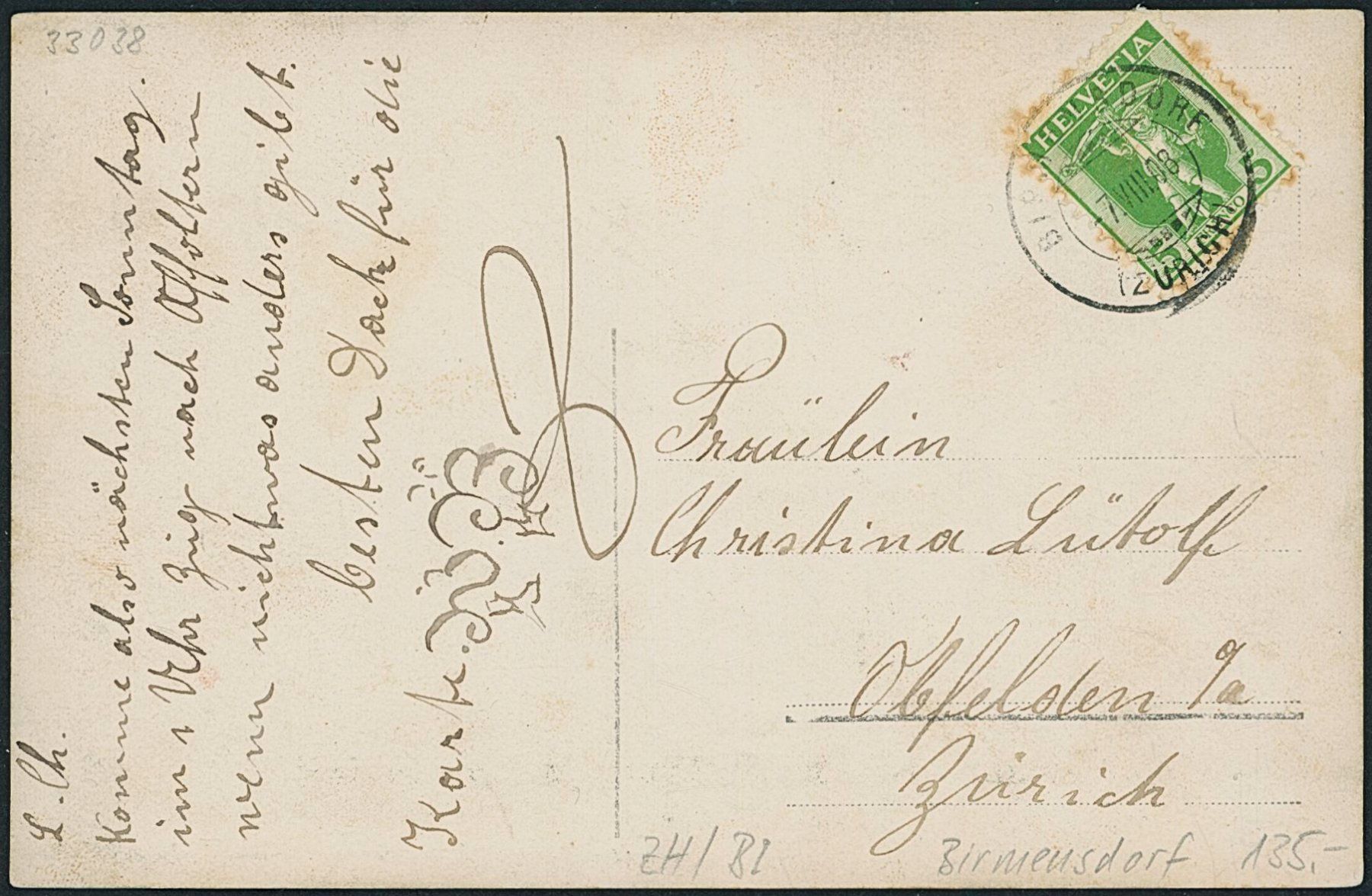 Cartes postales: ZH Birmensdorf – D'occasion à Schindellegi par leecollect 1