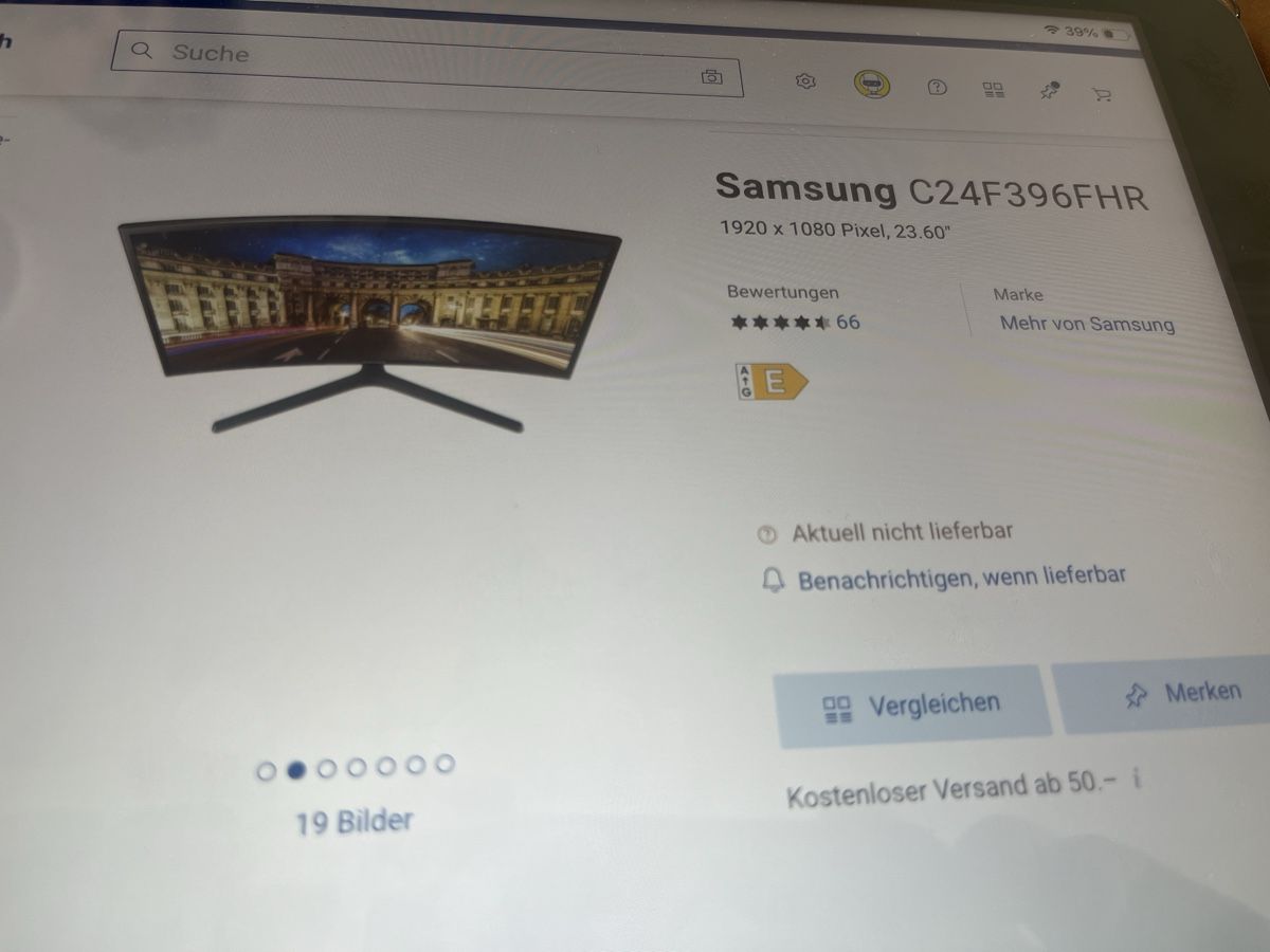 Monitor: Monitor Samsung 24 Zoll – Usato da Adligenswil venduto da Vladi00 1