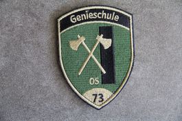 Genieschule RS 73, Gold, Badge mit Klett