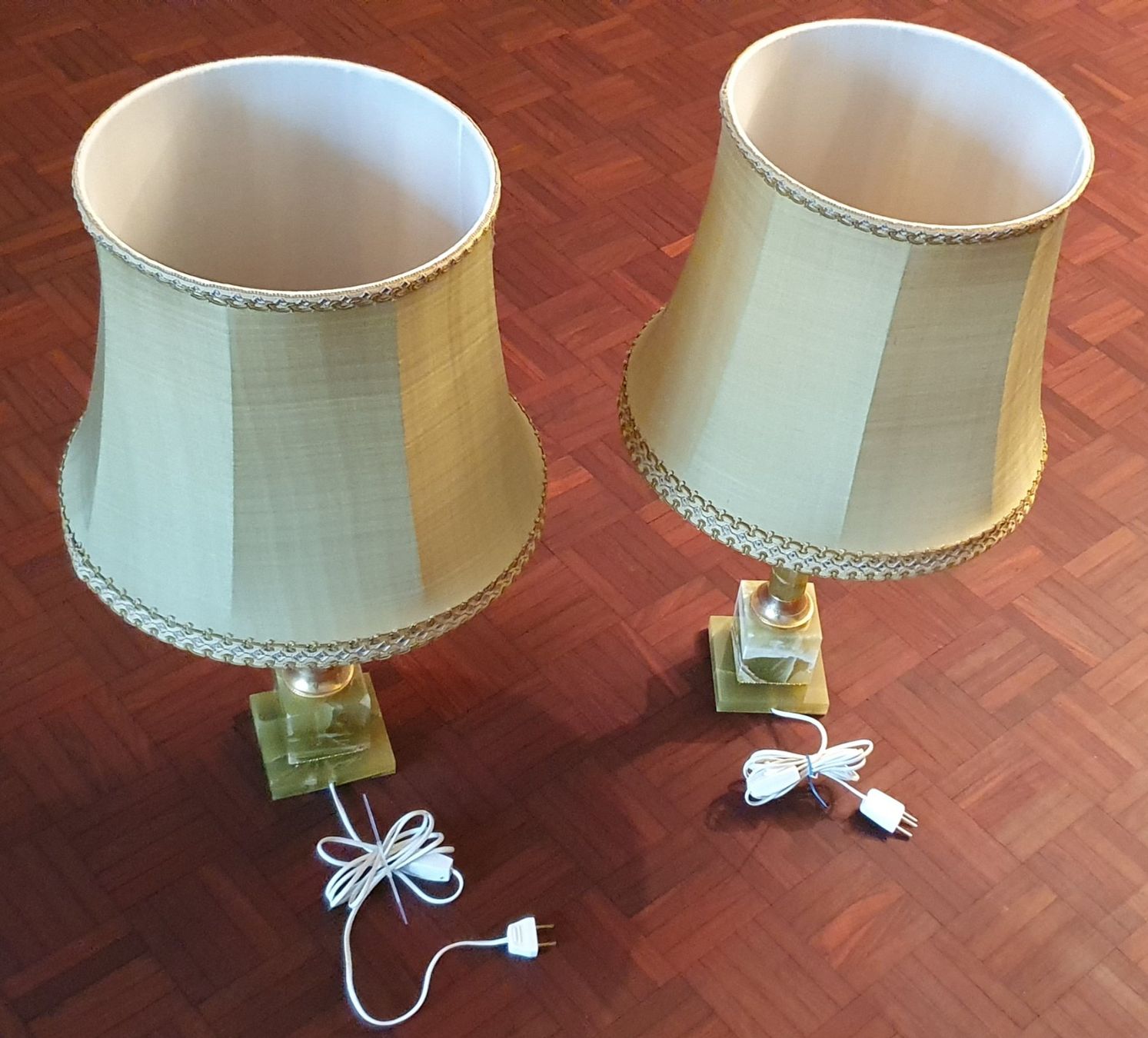 Lampen: 2 Vintage Stehlampe, Onyx Extra, Italien – Gebraucht aus Kreuzlingen von Rschweiz1 1