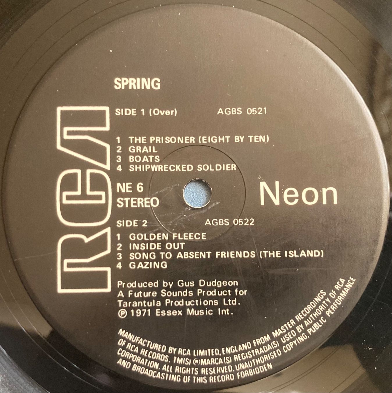 Dischi in vinile: SPRING - SPRING – Usato da Poliez-Pittet venduto da Newtown-Records 2