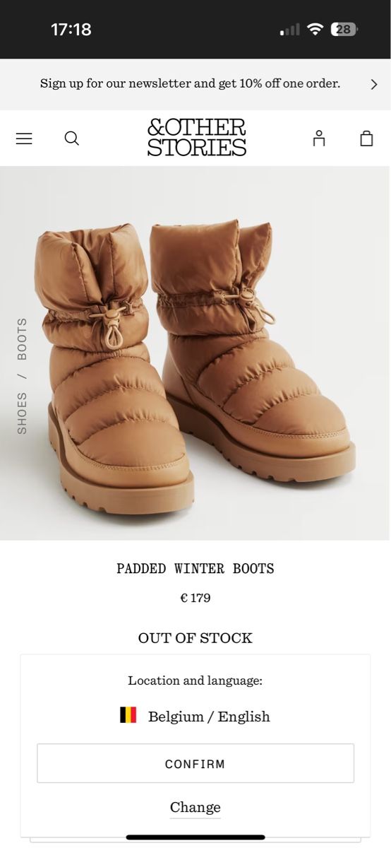 Other Stories Scarpe da donna: & Other Stories Winterstiefel, Gr. 39 – Usato da Galgenen venduto da rpoto 1