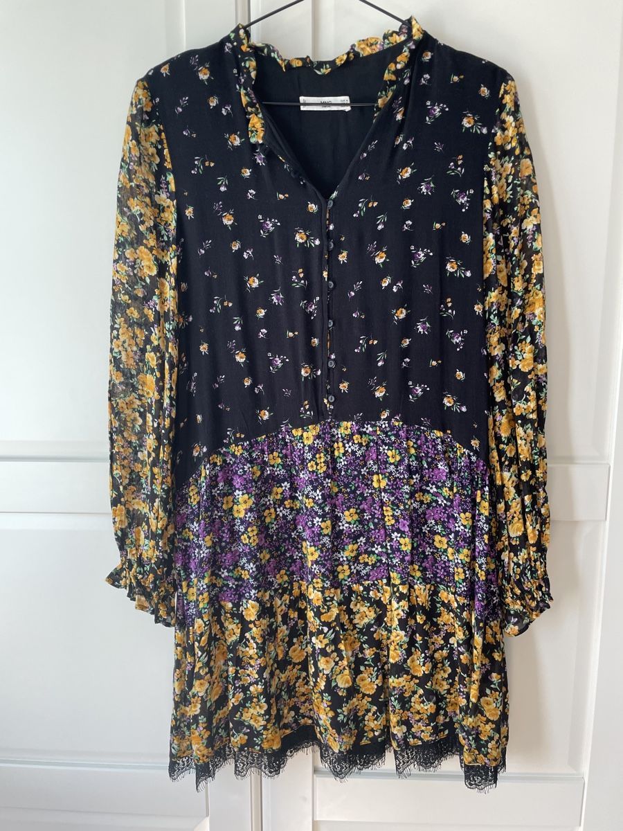Mango Kleider: MANGO Blümchenkleid Herbst S-M – Neu (gemäss Beschreibung) aus Zürich von MyFashion
