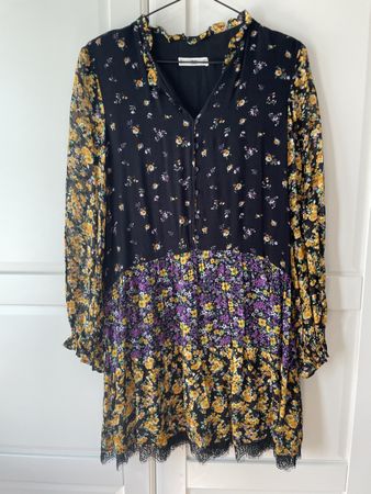 MANGO Blümchenkleid Herbst S-M