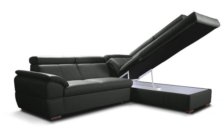 Conforama Sofas: Ecksofa TOWN Kunstleder Schwarz – Neu (gemäss Beschreibung) aus Bischofszell von thomasfrei3 2