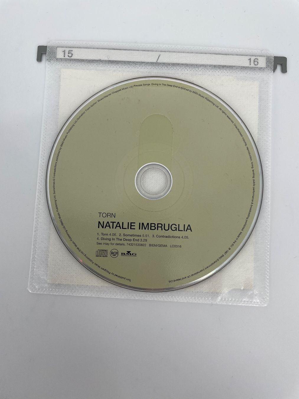 CD: Natalie Imbruglia - Torn -  Single CD – Usato da Auenstein venduto da moin. 1