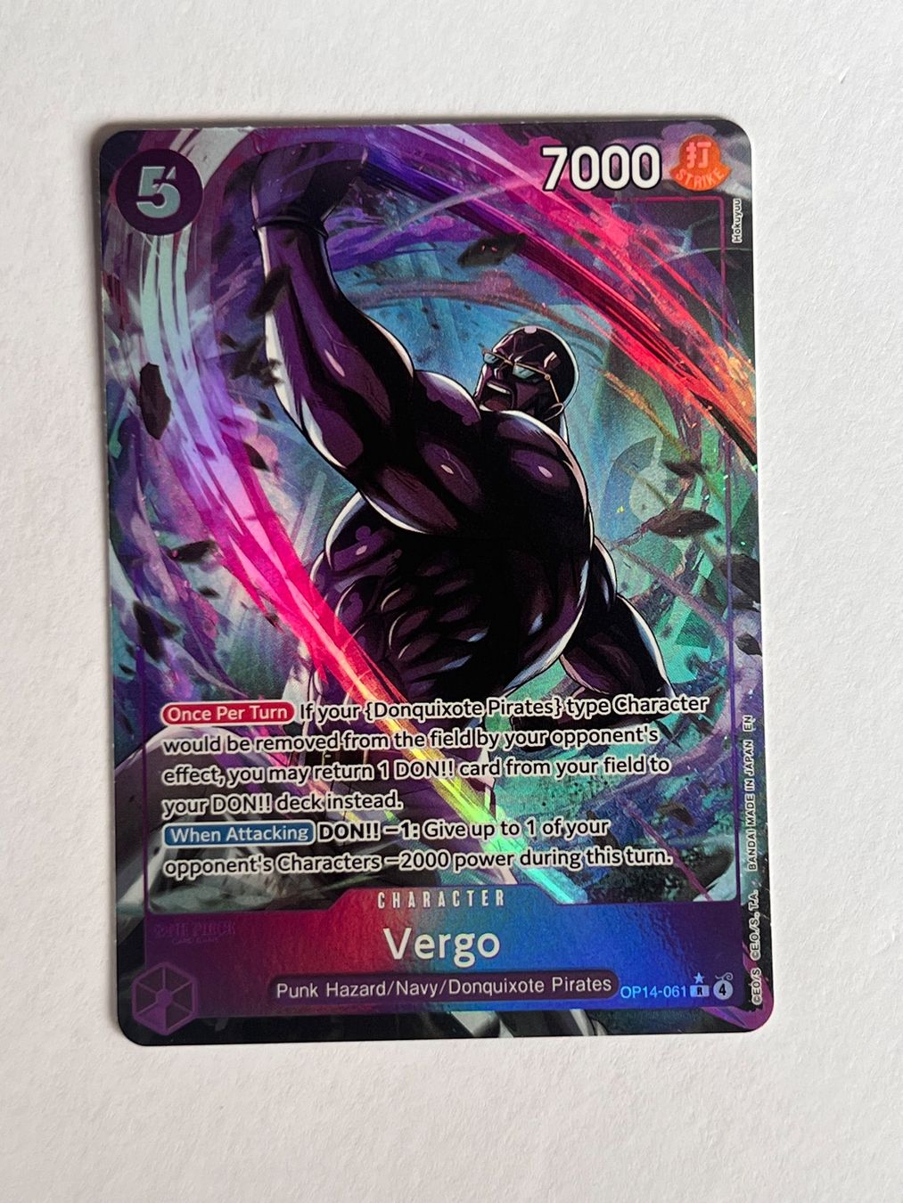 Bandai Sammelbilder & Trading cards: Vergo - OP14-061 – Gebraucht aus Ilanz von caui