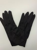 schwarz Baumwolle Handschuhe