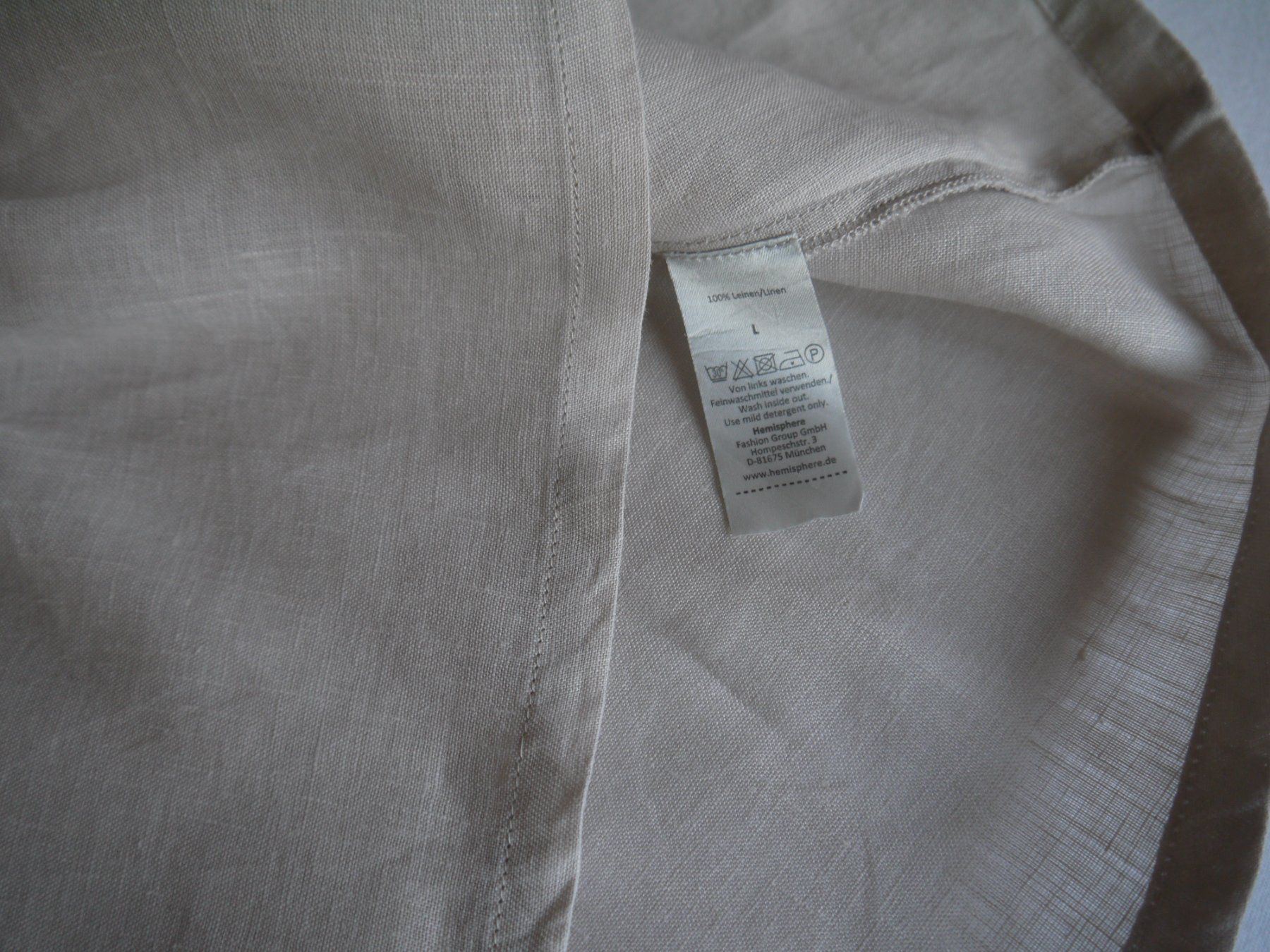 Hemisphere Camicette: HEMISPHERE Bluse aus 100%Leinen Gr.L – Usato da Hagendorn venduto da Blaf 2