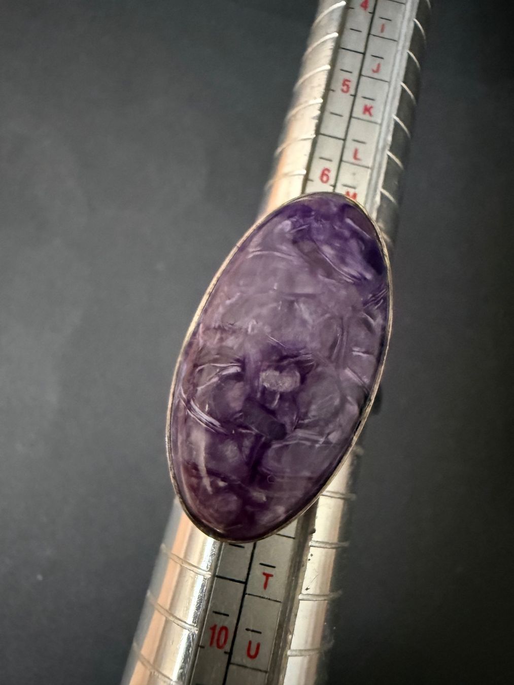 Ringe: Silber Ring mit Charoit 925 – Gebraucht aus Spiegel b. Bern von Rogger72 5