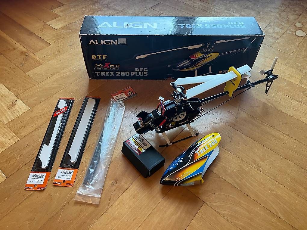Modellismo RC: Hélicoptère Align T-Rex 250 DFC Plus - Version BTF Spektrum – Usato da Zürich venduto da dada9393