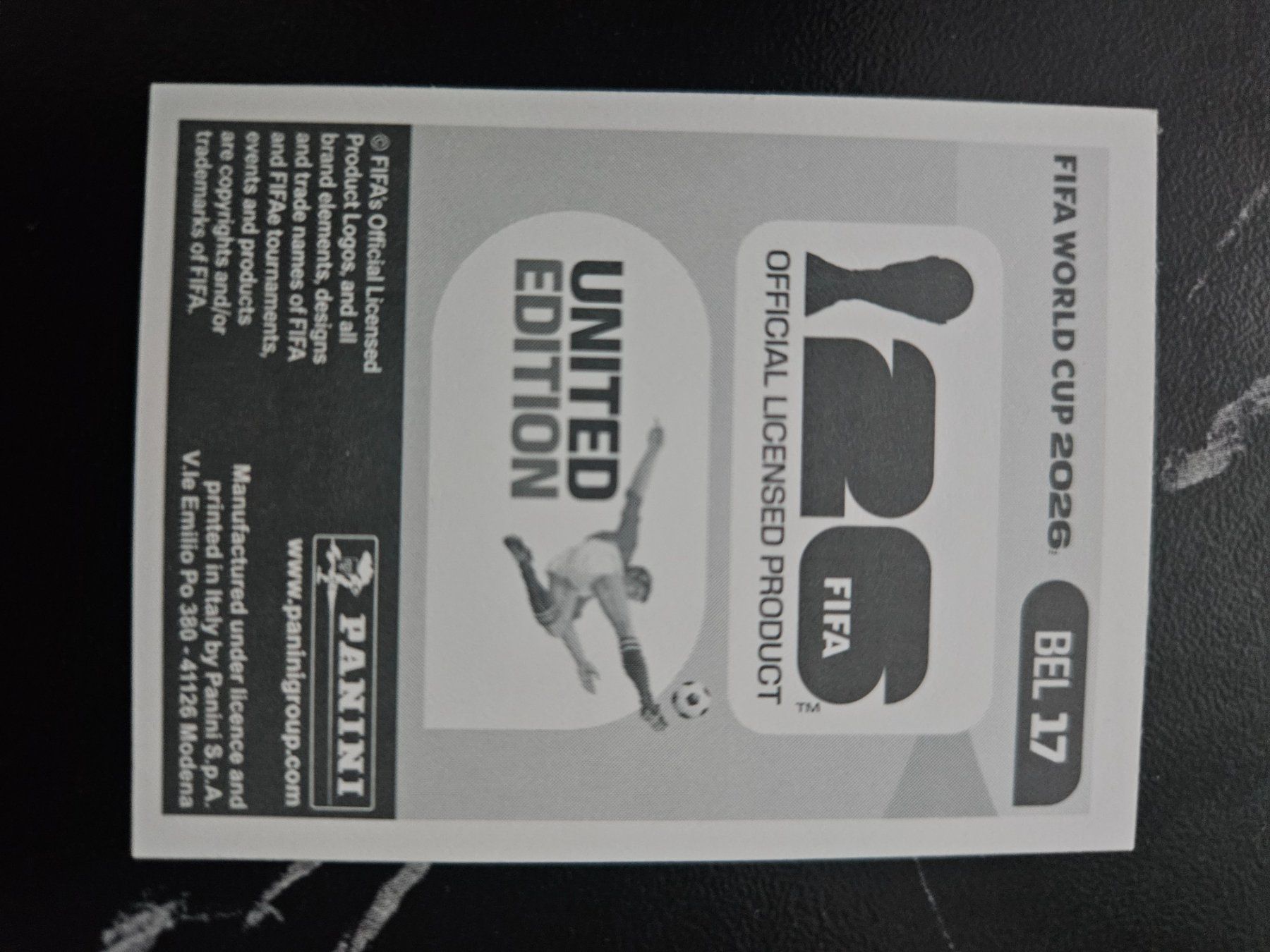 Panini Carte collezionabili: BEL 17 – Usato da Würenlingen venduto da Dinli 1