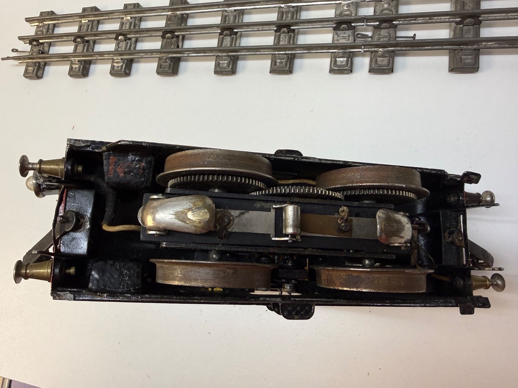 Märklin Modellini di ferrovie: Märklin Spur 1, E-Lok, grün, Blech – Usato da Hinwil venduto da Johann57 7