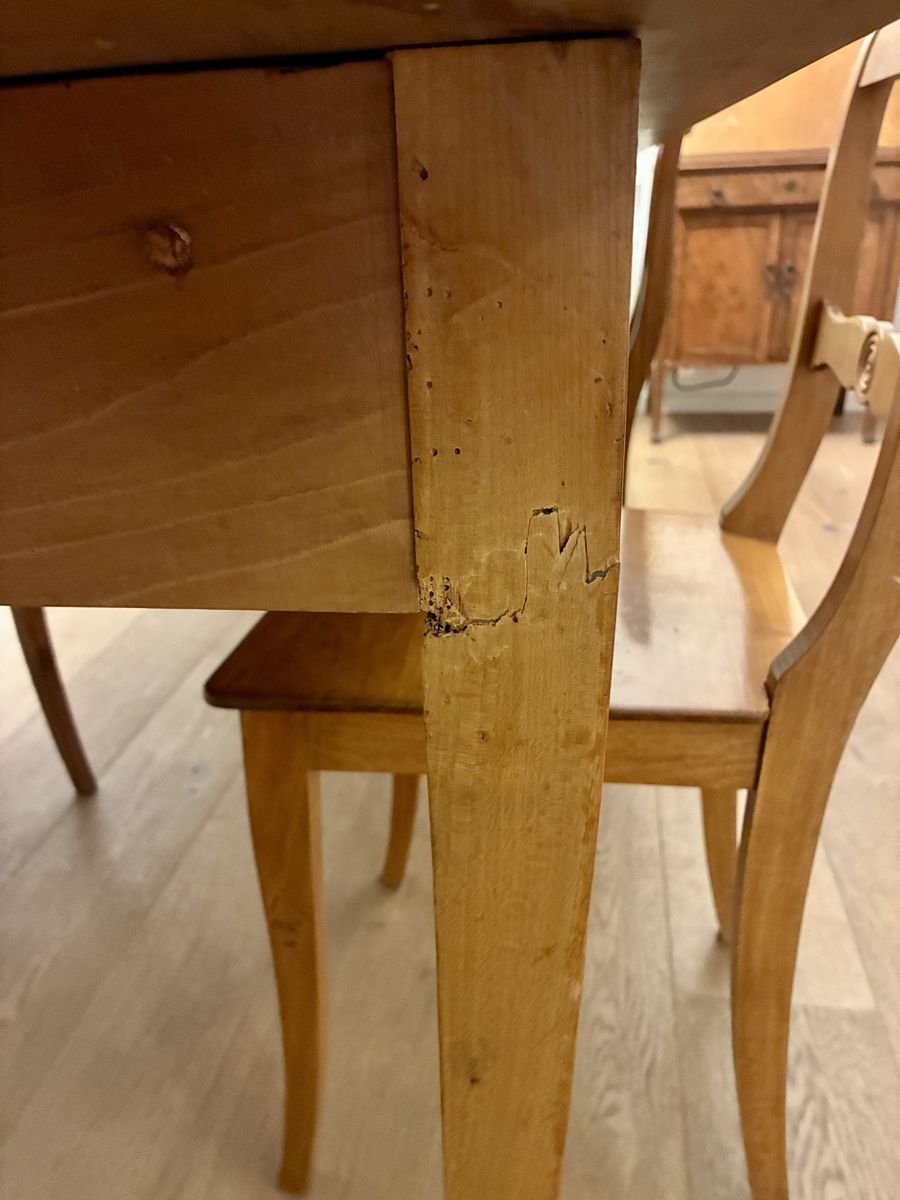 Tavoli: Biedermeier Tisch mit 6 Stühlen – Usato da Liebefeld venduto da stephan22222 4