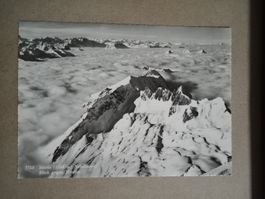 AK Säntis Nebelmeer Blick nach Westen s/w Karte