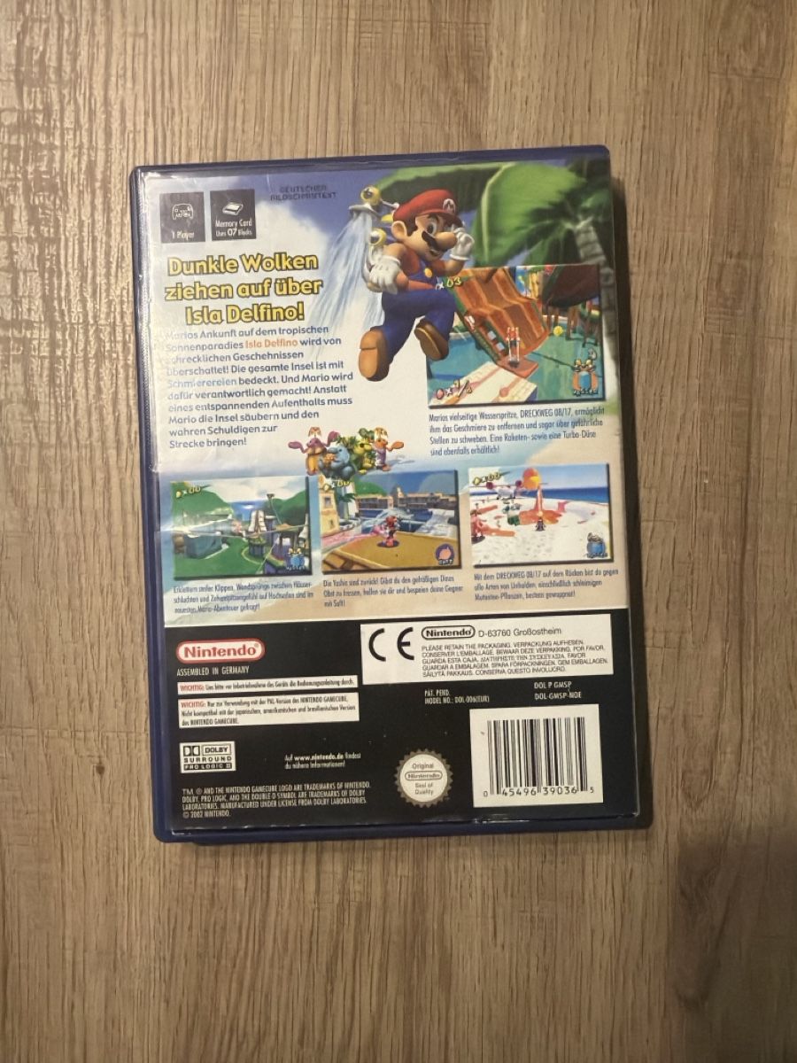 Nintendo Giochi: Super Mario Sunshine Nintendo Gamecube – Usato da Hagendorn venduto da masterchieff 1