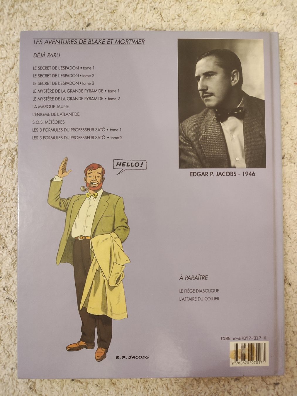 Fumetti: Les 3 formules du professeur satō - EO - BE – Usato da Bougy-Villars venduto da Vogue 3
