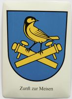 Blechpostkarte - Zürcher Zünfte - Zunft zur Meisen - ZH