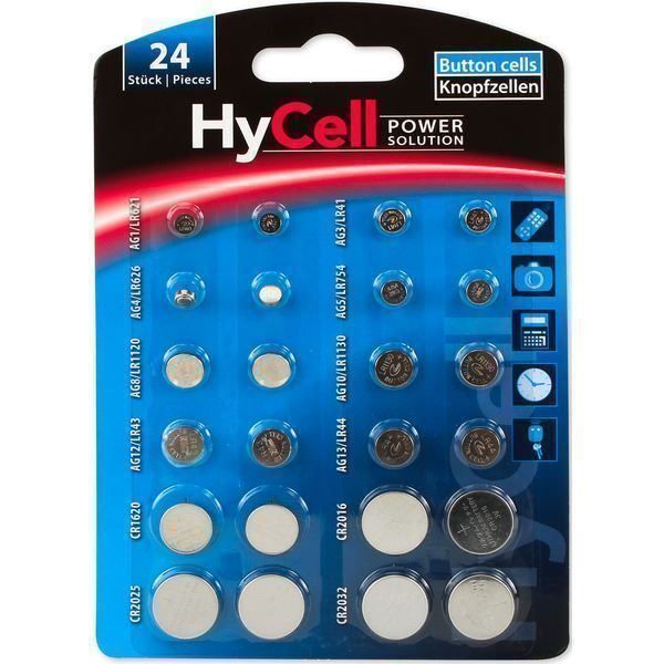 Akkus & Batterien: Knopfzelle Set, 24 St, 1.5+3V, Li+Alkali – Neu und originalverpackt aus St. Gallen von cointec 1