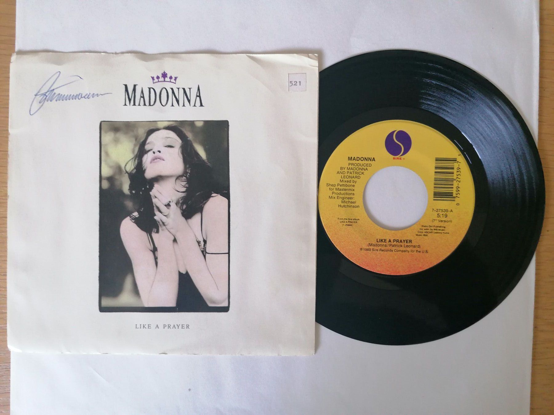 Dischi in vinile: Madonna - Like A Prayer Vinyl Single - – Usato da Beinwil am See venduto da Funkthesizer