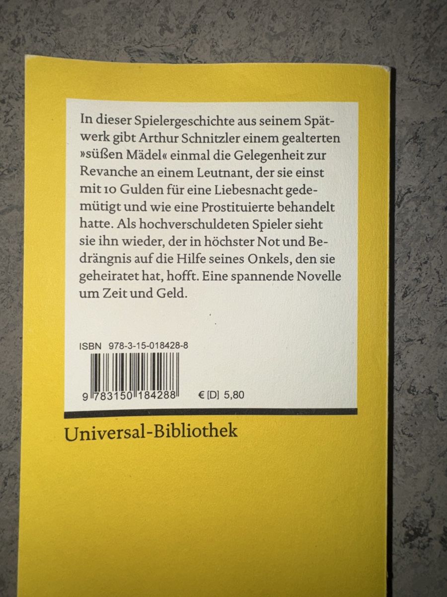 Libri: Arthur Schnitzler "Spiel im Morgengrauen" – Usato da Pfäffikon ZH venduto da Tetu.33 1