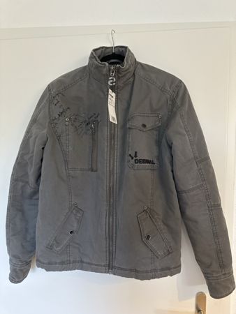 Desigual Jacke, Herren, Grösse L, Grau - *NEU*